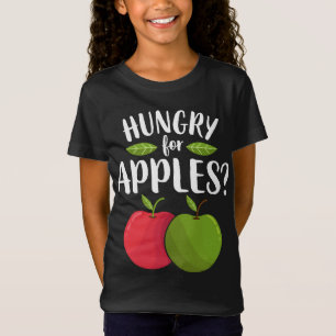 Apfelhungrig für Äpfel Funny Fruit Lover Vegan Ve T-Shirt