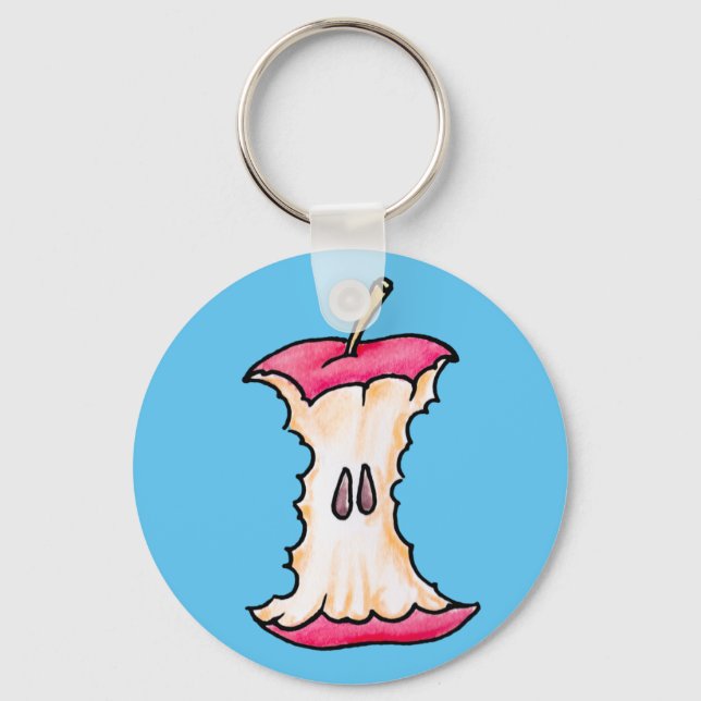 Apfelkern Schlüsselanhänger (Vorderseite)