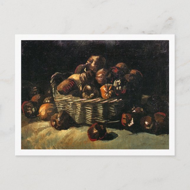 Äpfelkörbe, Van Gogh Fine Art Postkarte (Vorderseite)