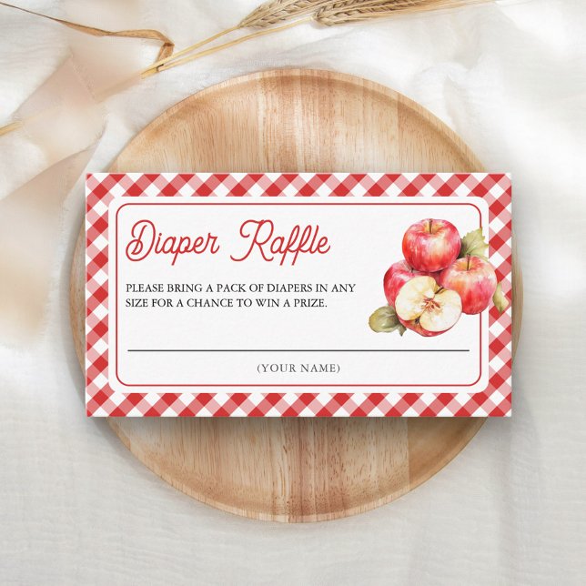 Apfelkuchen aus unserem Babyduschapparat Begleitkarte (Von Creator hochgeladen)