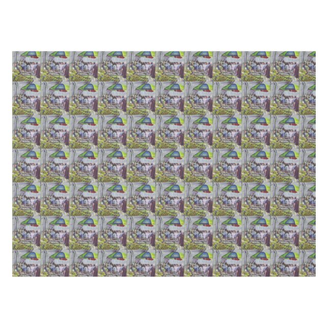 Apfelkuchen erfordert Äpfel Tischdecke (Vorderseite (Horizontal))