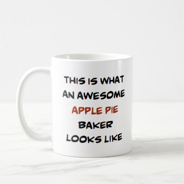 Apfelkuchen, phantastisch kaffeetasse (Links)