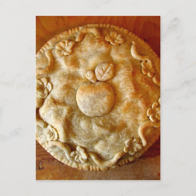 Apfelkuchen Postkarte (Vorderseite)