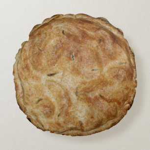 Apfelkuchen-rundes Kissen