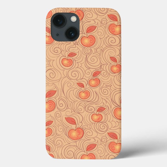 Äpfelmuster Case-Mate iPhone Hülle (Rückseite)