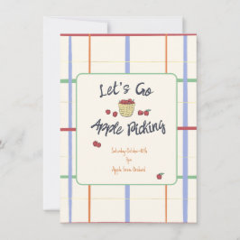 Apfelpflücker-Party Einladung