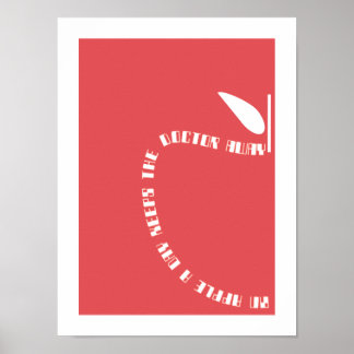 Apfelplakat Poster