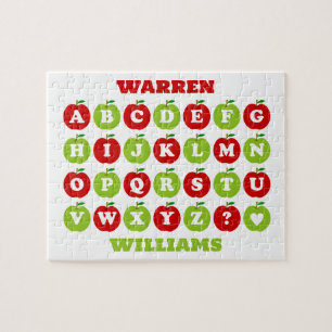Apfelplantage Alphabet-Abenteuer-Puzzle