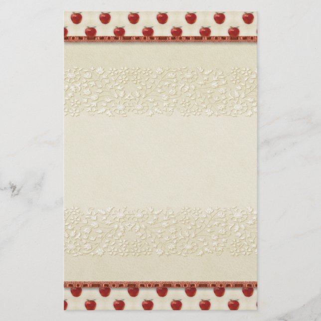 Apfelpolierer Briefpapier (Vorderseite)