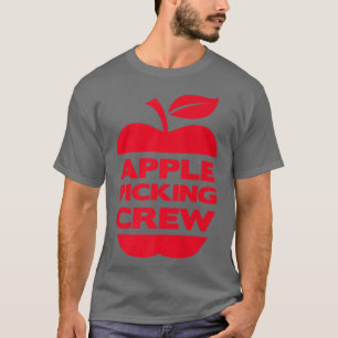 Apfelsaft Crew Niedliche Familienernte Herbst T-Shirt
