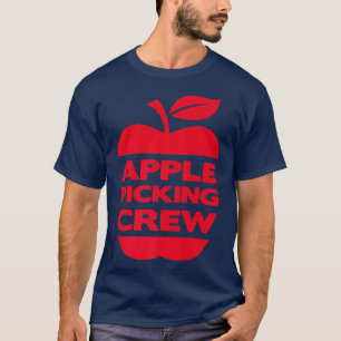 Apfelsaft Crew Niedliche Familienernte Herbst T-Shirt