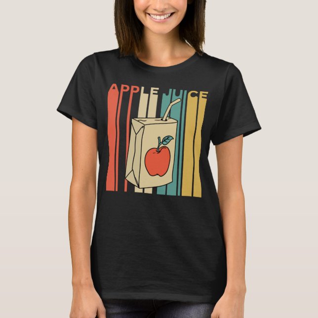 Apfelsaft Vintag Retro T-Shirt (Vorderseite)