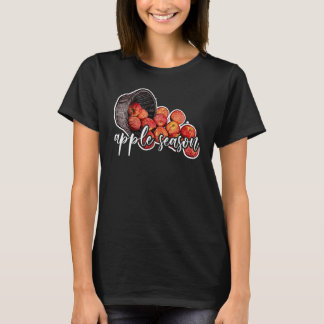 Apfelsaison Apfel Pflück Crew Apfelbaum Ernte T-Shirt