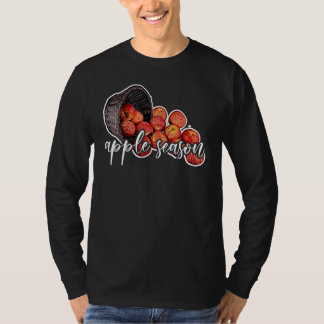 Apfelsaison Apfel Pflückcrew Apfelbaum Ernte T-Shirt