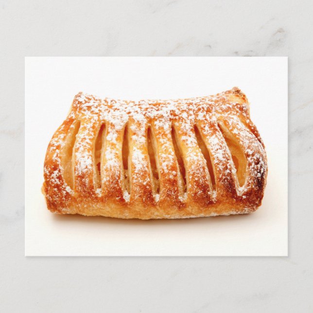 Apfelstrudel Postkarte (Vorderseite)