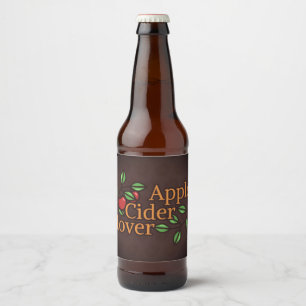 Apfelwein-Liebhaber Bierflaschenetikett