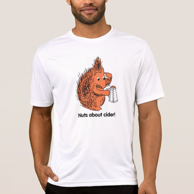 Apfelwein-Trinkert-shirt der Männer T-Shirt (Vorderseite)