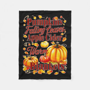 Apfelwein Warme Decken Blätter fallen Halloween Fu
