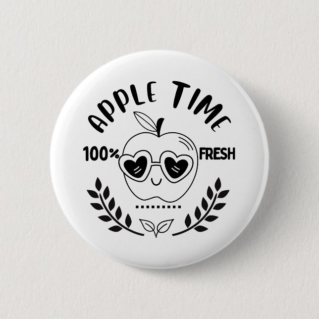 Apfelzeit Button (Vorderseite)