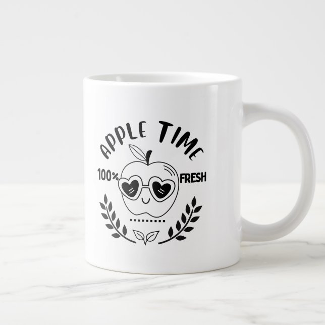 Apfelzeit Jumbo-Tasse (Rechts)