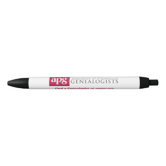 APG "Find a Genealogist" Pen mit schwarzer Tinte Kugelschreiber