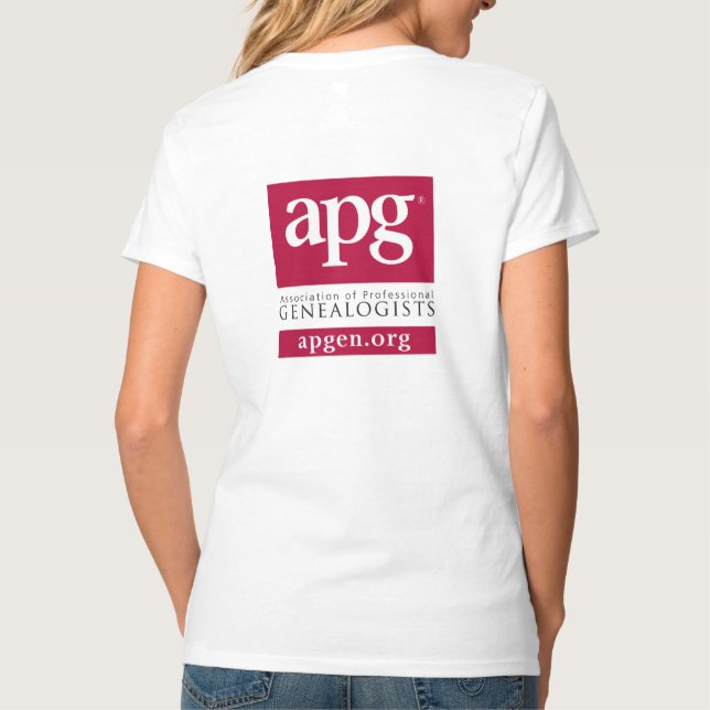 APG Women's V-Neck Tshirt - Short Sleeve (Rückseite)