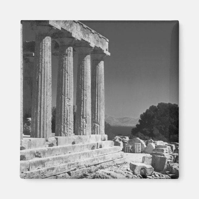 Aphaea-Tempel Magnet (Vorne)