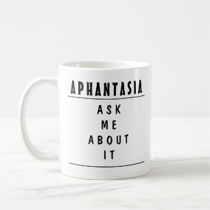 Aphantasia Informations-Gesprächsstarter-Tasse Bk Kaffeetasse