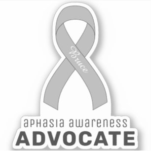 Aphasia Awareness Advocate Vinyl Sticker
