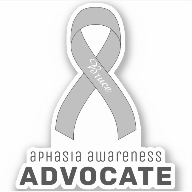 Aphasia Sensibilisation Advocate Vinyl Sticker (Devant)
