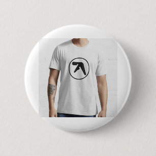 Aphex Twin Merchandise Essential T - Shirt Button