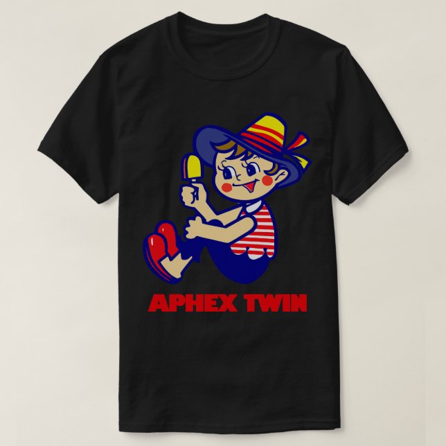 Aphex Twin Retro Lüfterdesign T-Shirt (Design vorne)