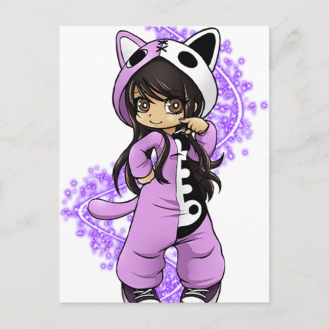 Aphmau Offiziell Limited Edition Postkarte (Vorderseite)