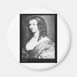 Aphra Behn Liebe Zitat T-Shirts Karten Geschenke e Magnet