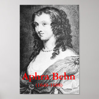 Aphra Behn Poster