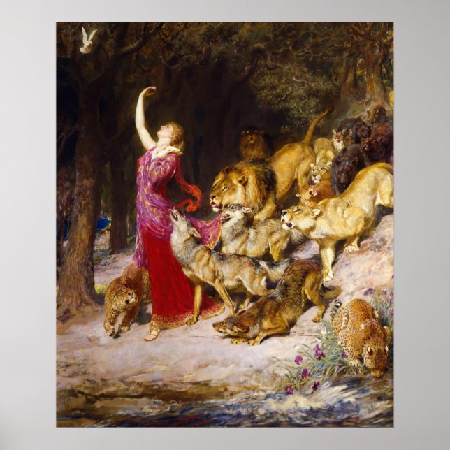 Aphrodite, 1902 von Briton Riviere Poster (Vorne)