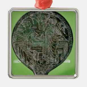 Aphrodite, die Helen überzeugt, Paris zu zu folge Silbernes Ornament