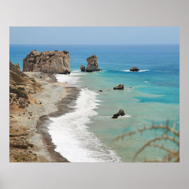 Aphrodite-Felsen, Zypern Poster (Vorne)