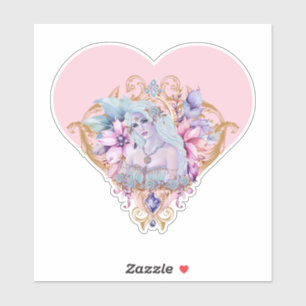 Aphrodite Göttin der Liebe Rose von Renee Aufkleber