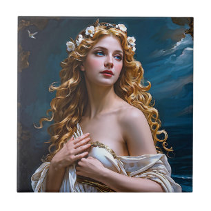 "Aphrodite: Göttin der Liebe und des Lichts" Fliese