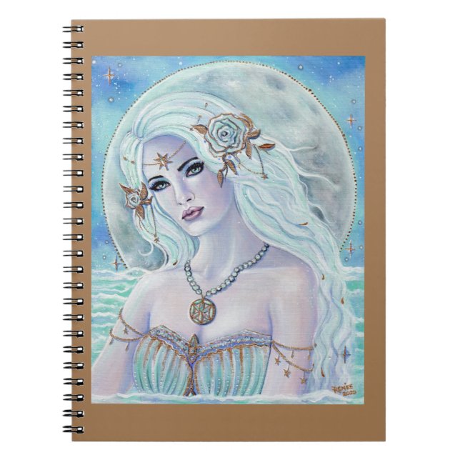 Aphrodite Göttin der Liebe von Renee Lavoie Notizblock (Vorderseite)