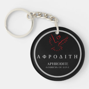 Aphrodite griechische Göttin von Liebe Dove Desig Schlüsselanhänger