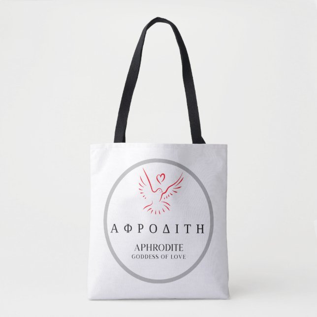 Aphrodite griechische Göttin von Liebe Dove Design Tasche (Vorderseite)