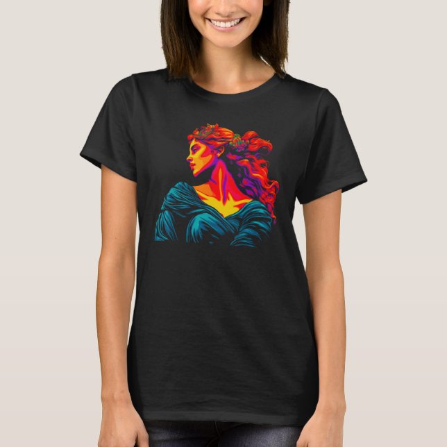 Aphrodite griechische Mythologie-Göttin T-Shirt (Vorderseite)