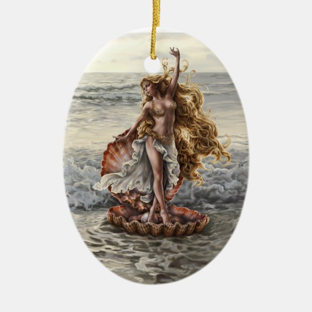 Aphrodite-Verzierung Keramik Ornament (Vorne)