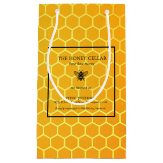 Apiary Beekeeper Honey Artisan Logo Kleine Geschenktüte