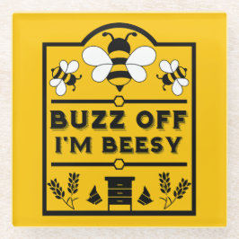 Apiary Honey Bauer Glasuntersetzer