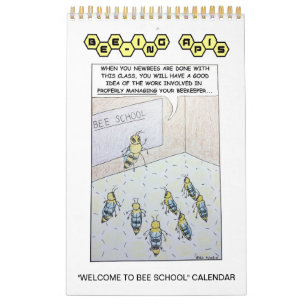 Apis de l'abeille Calendrier "Bienvenue à l'écol
