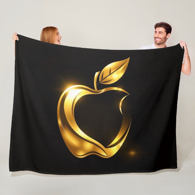 Aplle Fleecedecke (Beispiel)