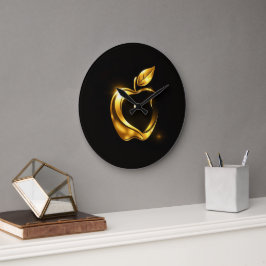 Aplle Große Wanduhr